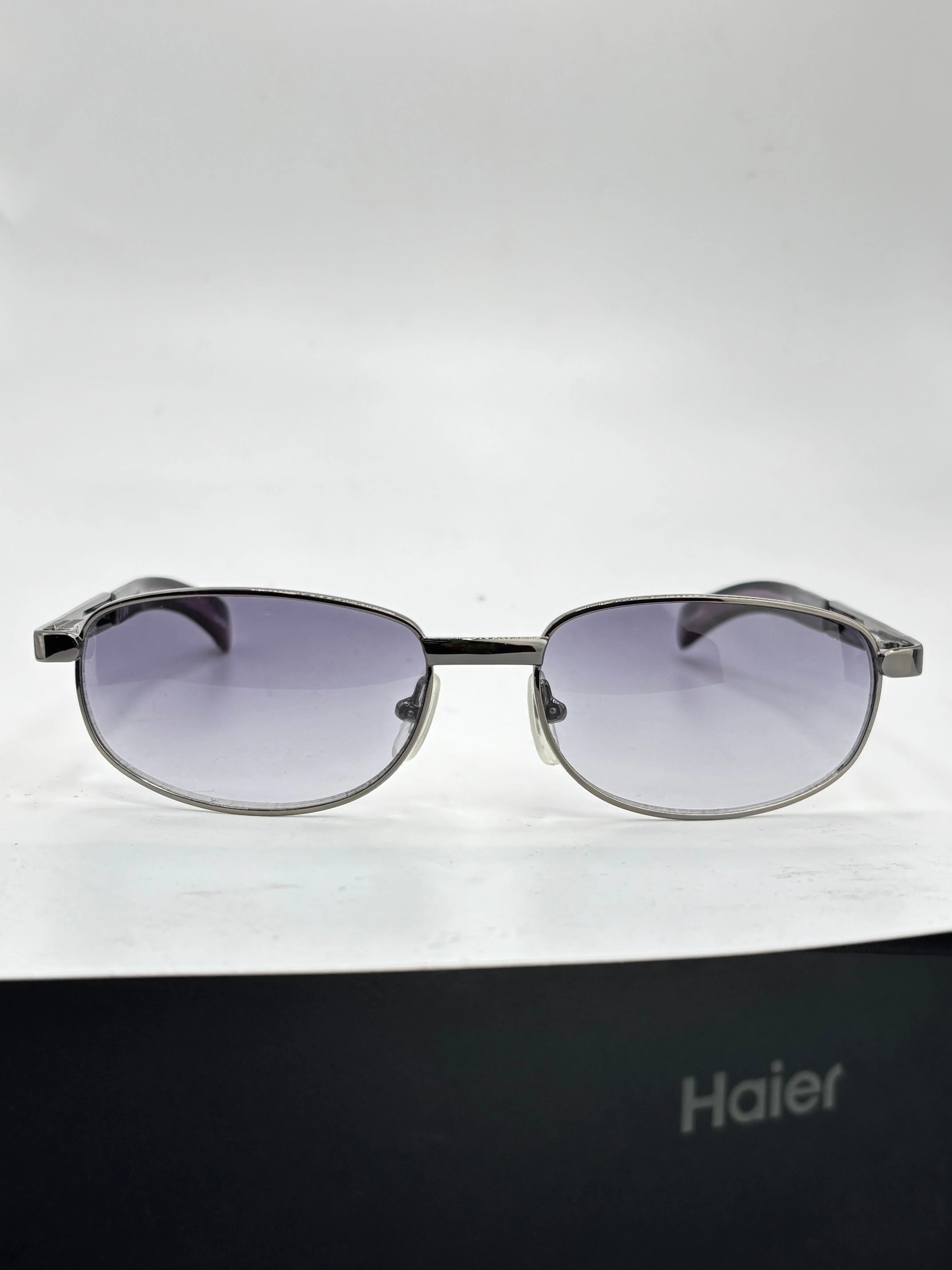 SAMBA 90's Oval Metal Sunglasses sold by Giant Vintage product image thumbnail 3