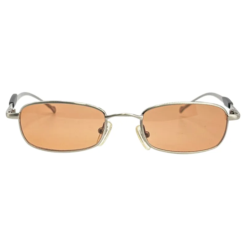 DIXIE 90's Square Oval Metal Sunglasses sold by Giant Vintage