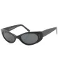 SUGAR Black Cat-Eye Sunglasses sold by Giant Vintage