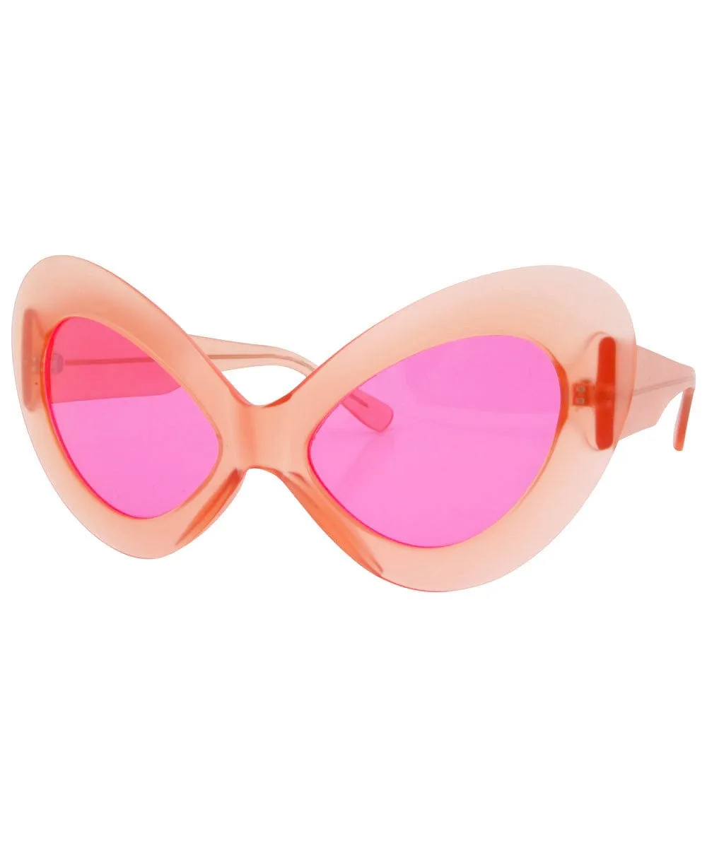 JETZ Pink Cat-Eye Sunglasses sold by Giant Vintage product image thumbnail 2