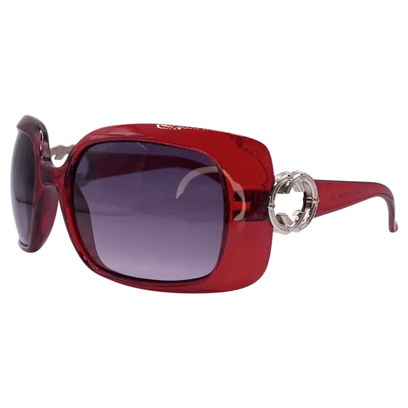 FACE CARD Oversized Square Sunglasses sold by Giant Vintage