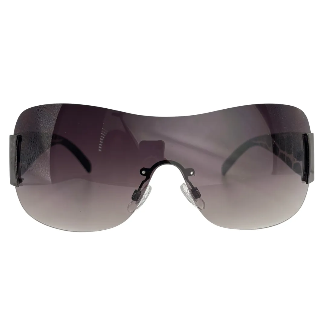 NASTY Rimless Y2K Shield Sunglasses sold by Giant Vintage product image thumbnail 4