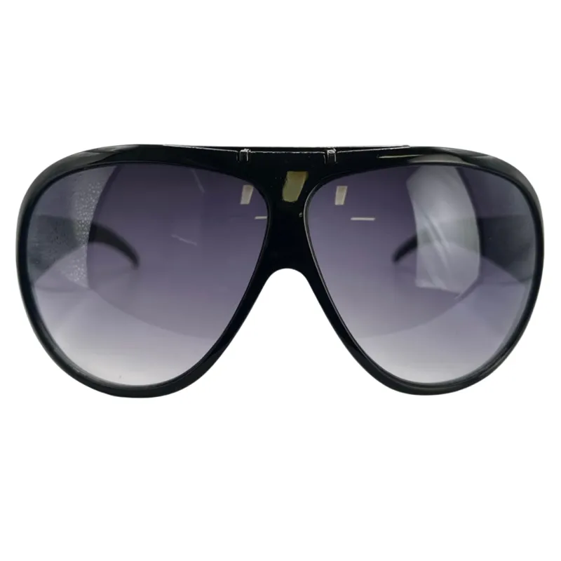 SUPERSTAR Oversized Aviator Shield Sunglasses sold by Giant Vintage