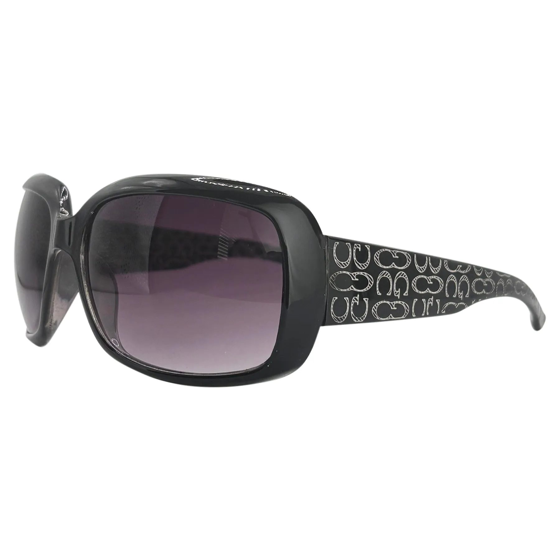 TROPHY WIFE Y2K Shield Sunglasses sold by Giant Vintage product image thumbnail 4