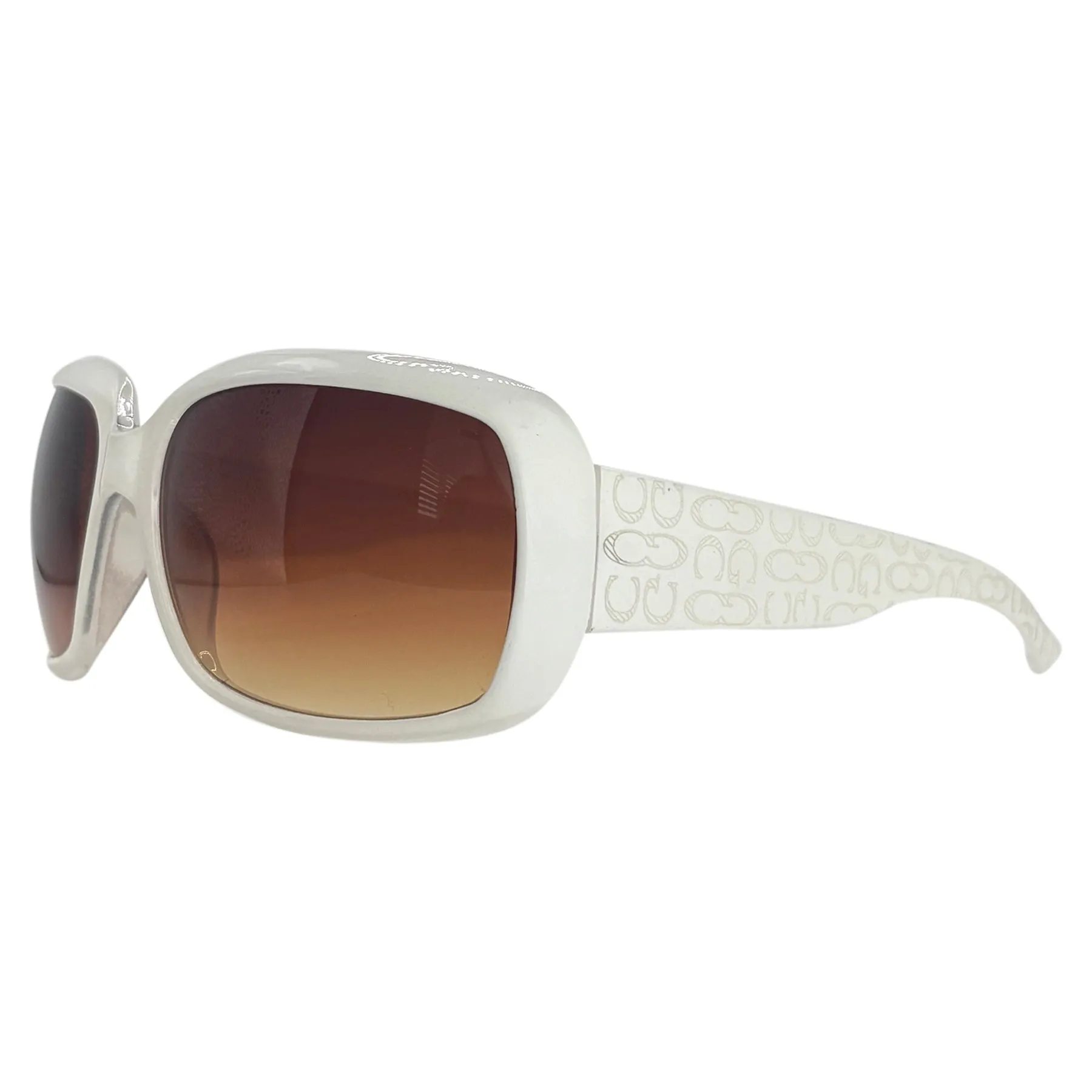 TROPHY WIFE Y2K Shield Sunglasses sold by Giant Vintage product image thumbnail 2