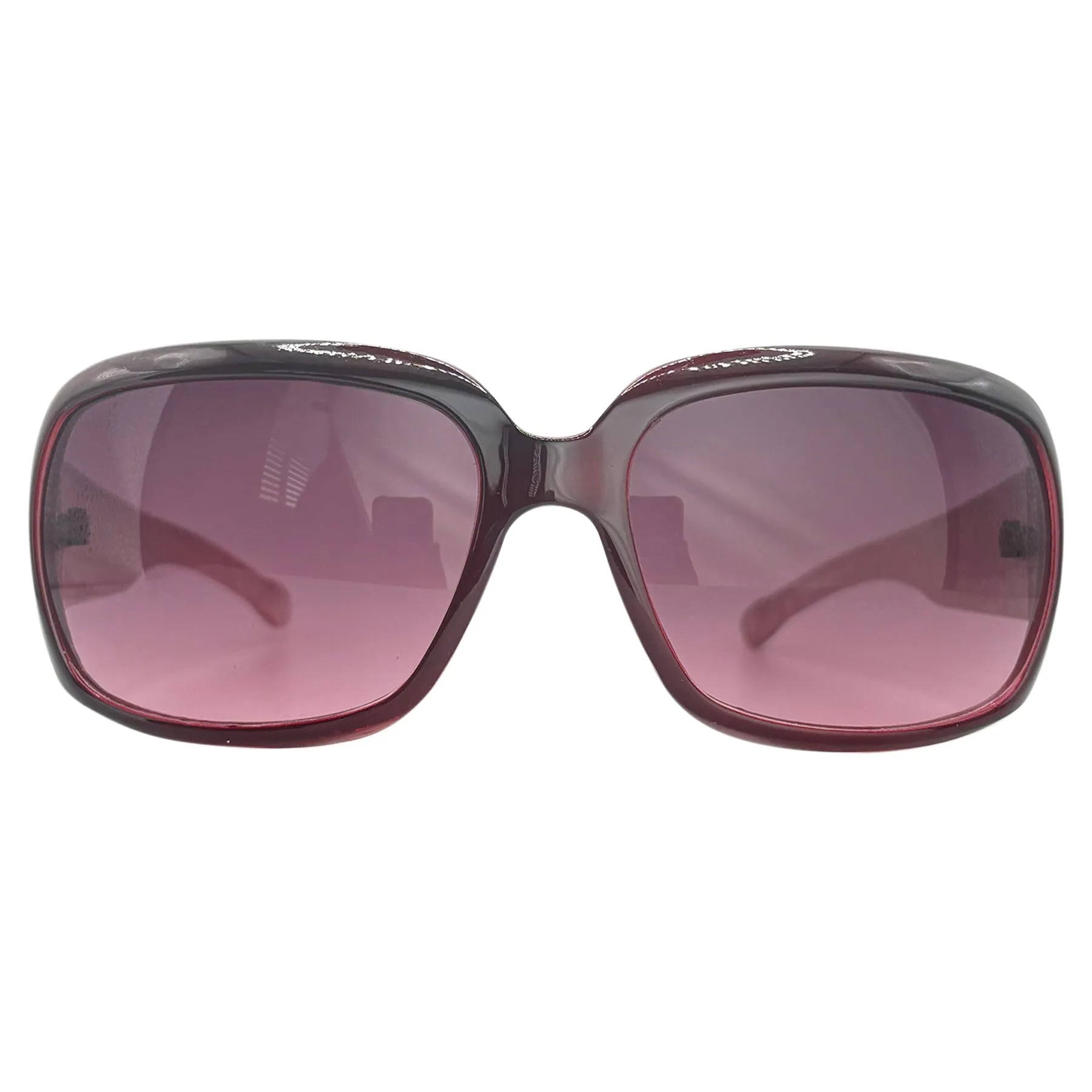 TROPHY WIFE Y2K Shield Sunglasses sold by Giant Vintage product image thumbnail 5