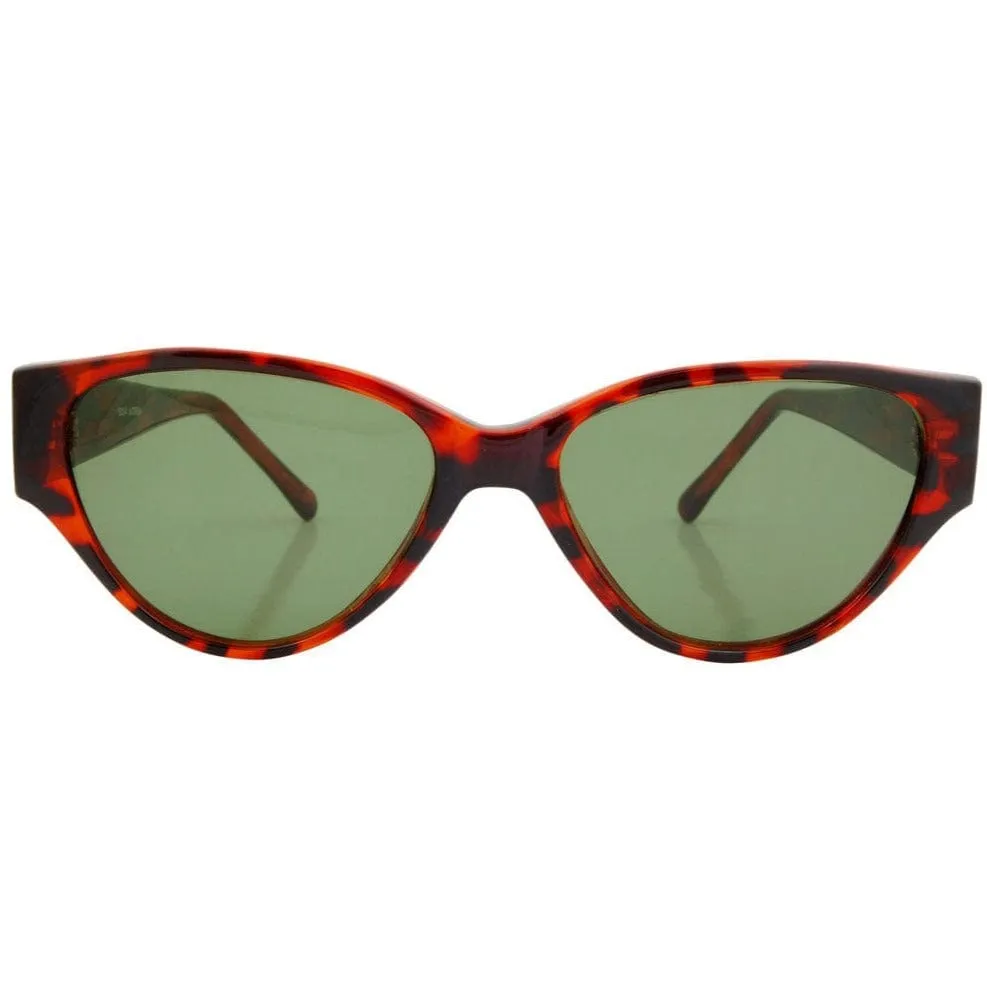 HILDY Tortoise/G15 Cat-Eye Sunglasses sold by Giant Vintage