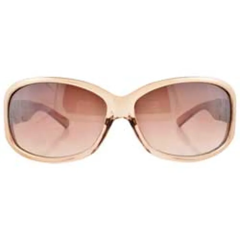 CHRISTIE Tan Fashion-Forward Y2K Sunglasses sold by Giant Vintage