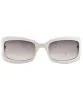 OOH LA White Square Sunglasses sold by Giant Vintage