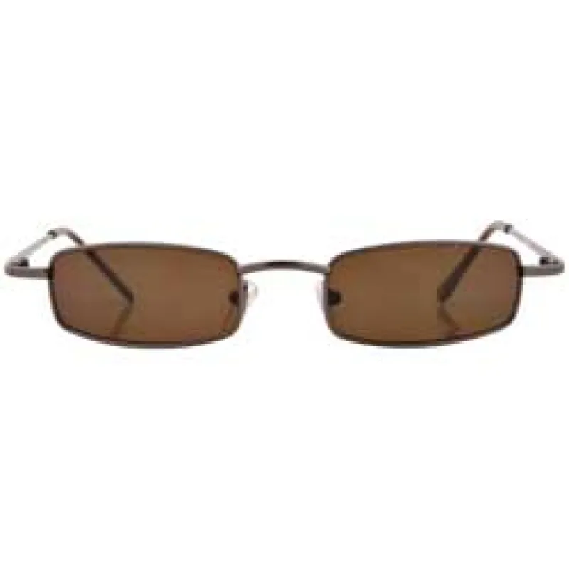RADDY Brown Micro Square Sunglasses sold by Giant Vintage