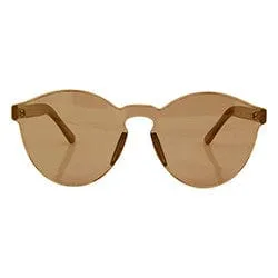 BLANX Brown Round Sunglasses sold by Giant Vintage