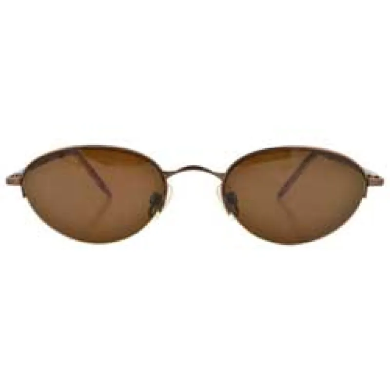 COVERT Copper Oval Sunglasses sold by Giant Vintage