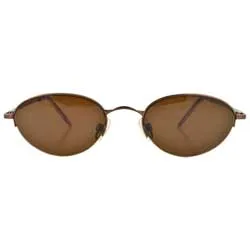 COVERT Copper Oval Sunglasses sold by Giant Vintage