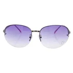 PARIS Purple/Gun Rimless Sunglasses sold by Giant Vintage