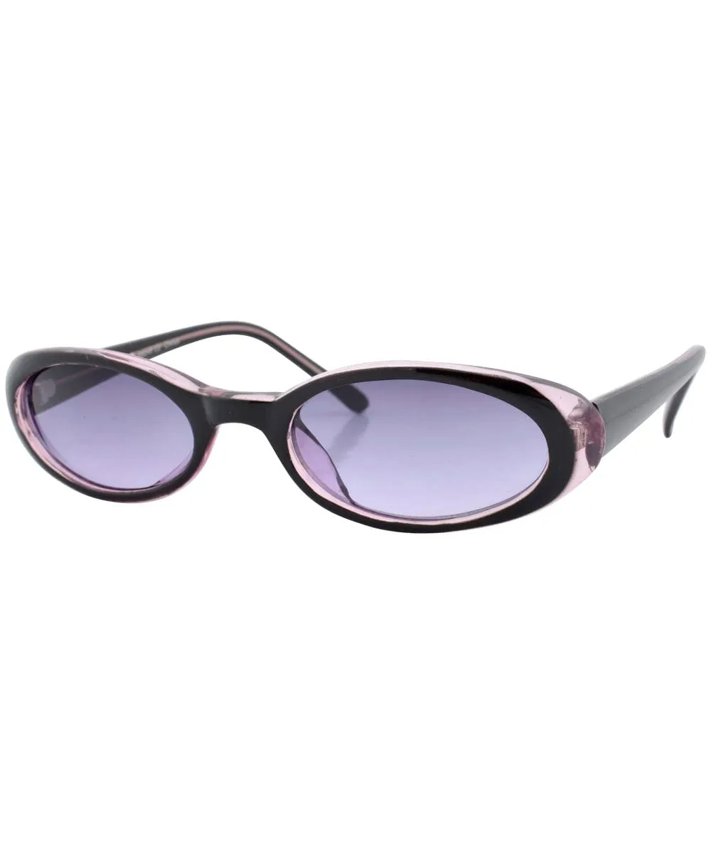 DUNKED Violet Oval Sunglasses sold by Giant Vintage product image thumbnail 3