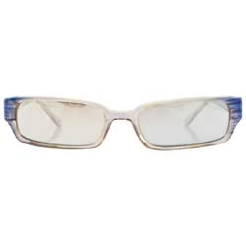 CUTERS Crystal/Blue Square Sunglasses sold by Giant Vintage