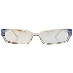 CUTERS Crystal/Blue Square Sunglasses sold by Giant Vintage