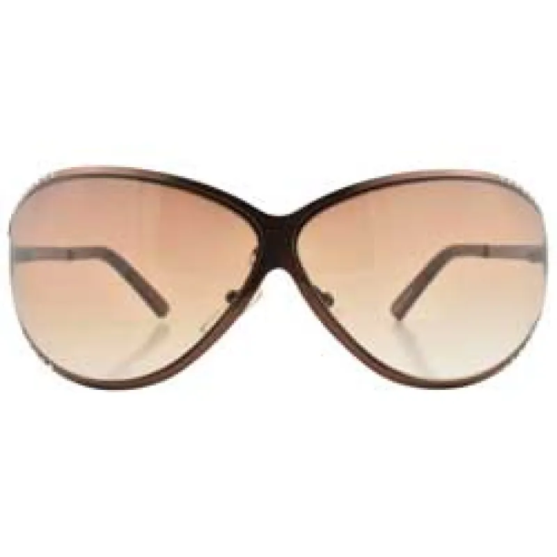 BOTOX Copper/Amber Oversized Sunglasses sold by Giant Vintage