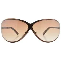 BOTOX Copper/Amber Oversized Sunglasses sold by Giant Vintage