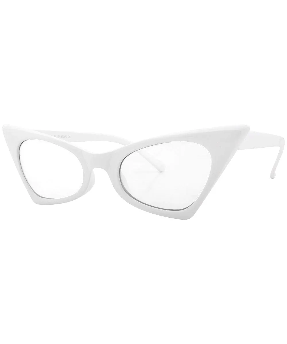KADILLAC White/Clear Glasses sold by Giant Vintage product image thumbnail 2