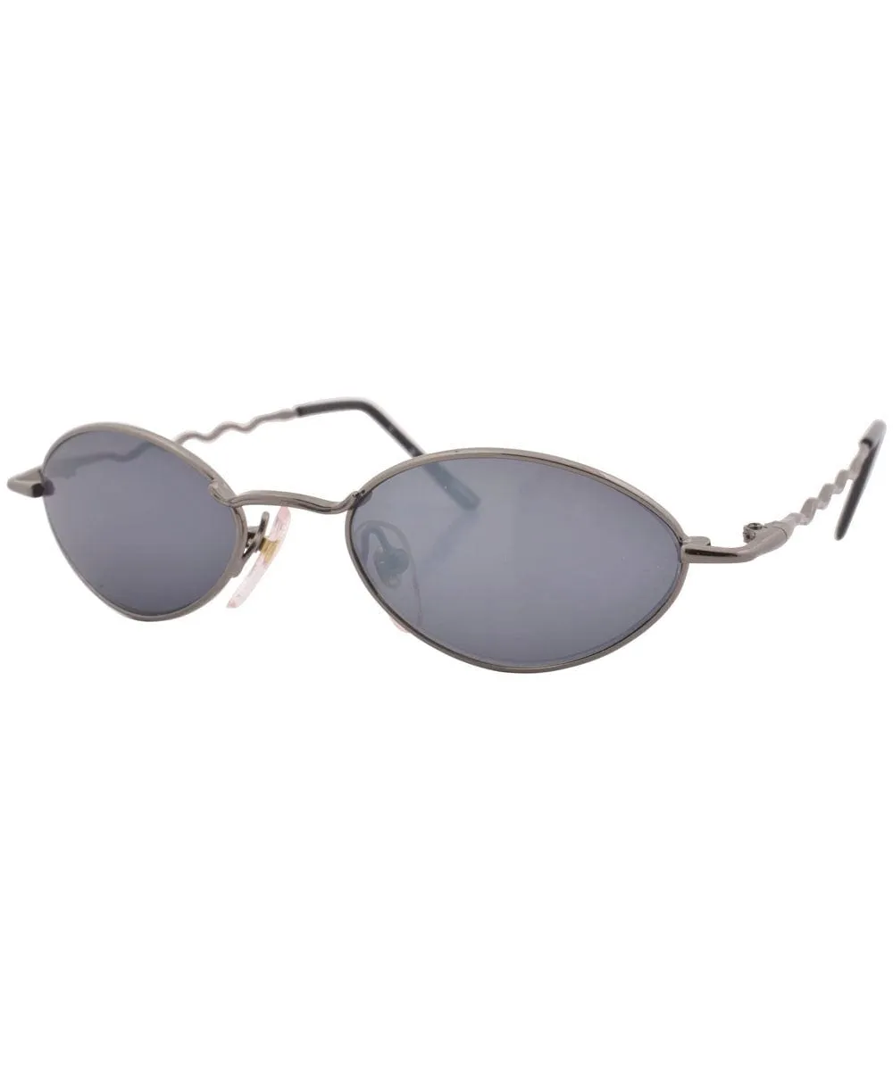 VITTLES Gunmetal Micro Indie Sunglasses sold by Giant Vintage product image thumbnail 2