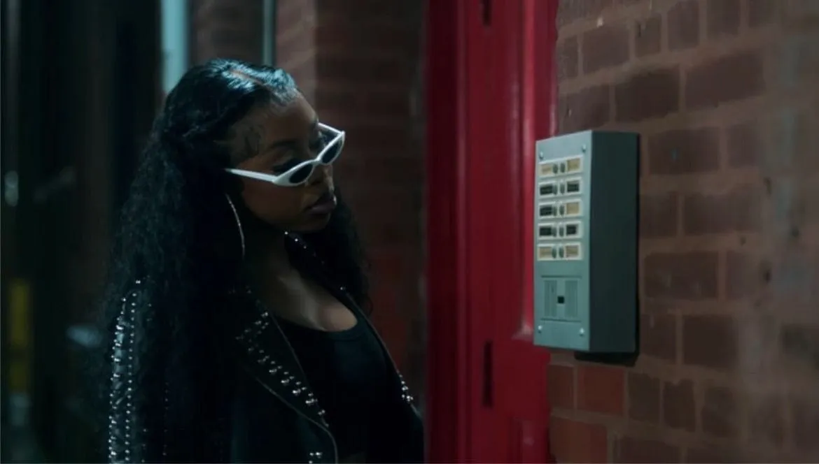 CAROLINA White/Super Dark Slim Cat-Eye Sunglasses sold by Giant Vintage product image thumbnail 4