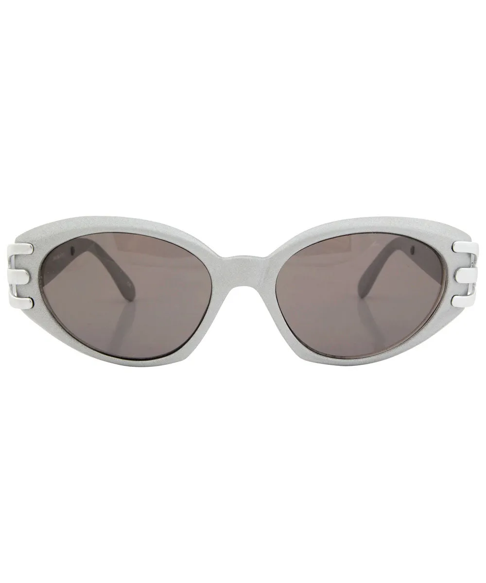 POUT Gray Cat-Eye Sunglasses sold by Giant Vintage