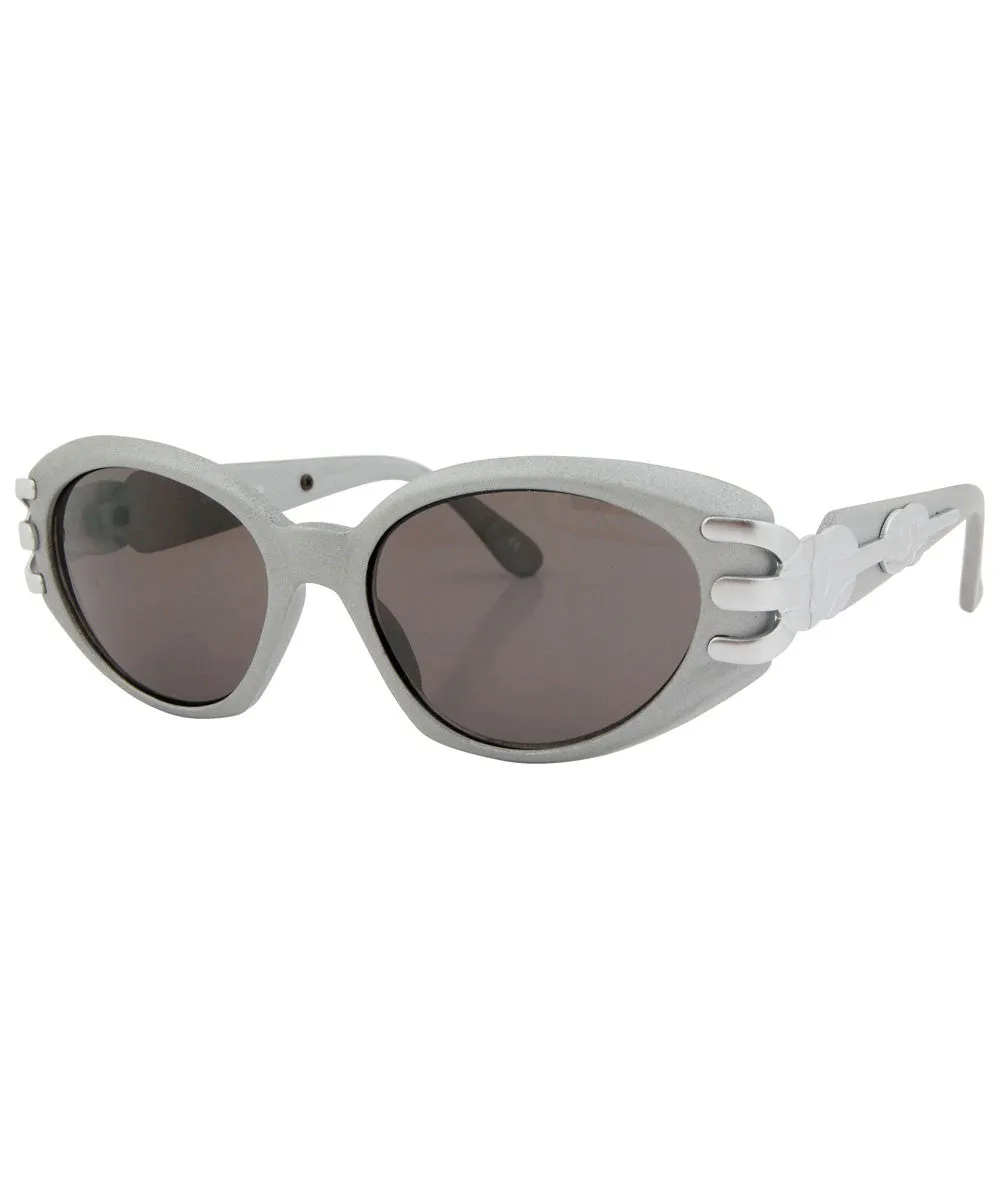 POUT Gray Cat-Eye Sunglasses sold by Giant Vintage product image thumbnail 3