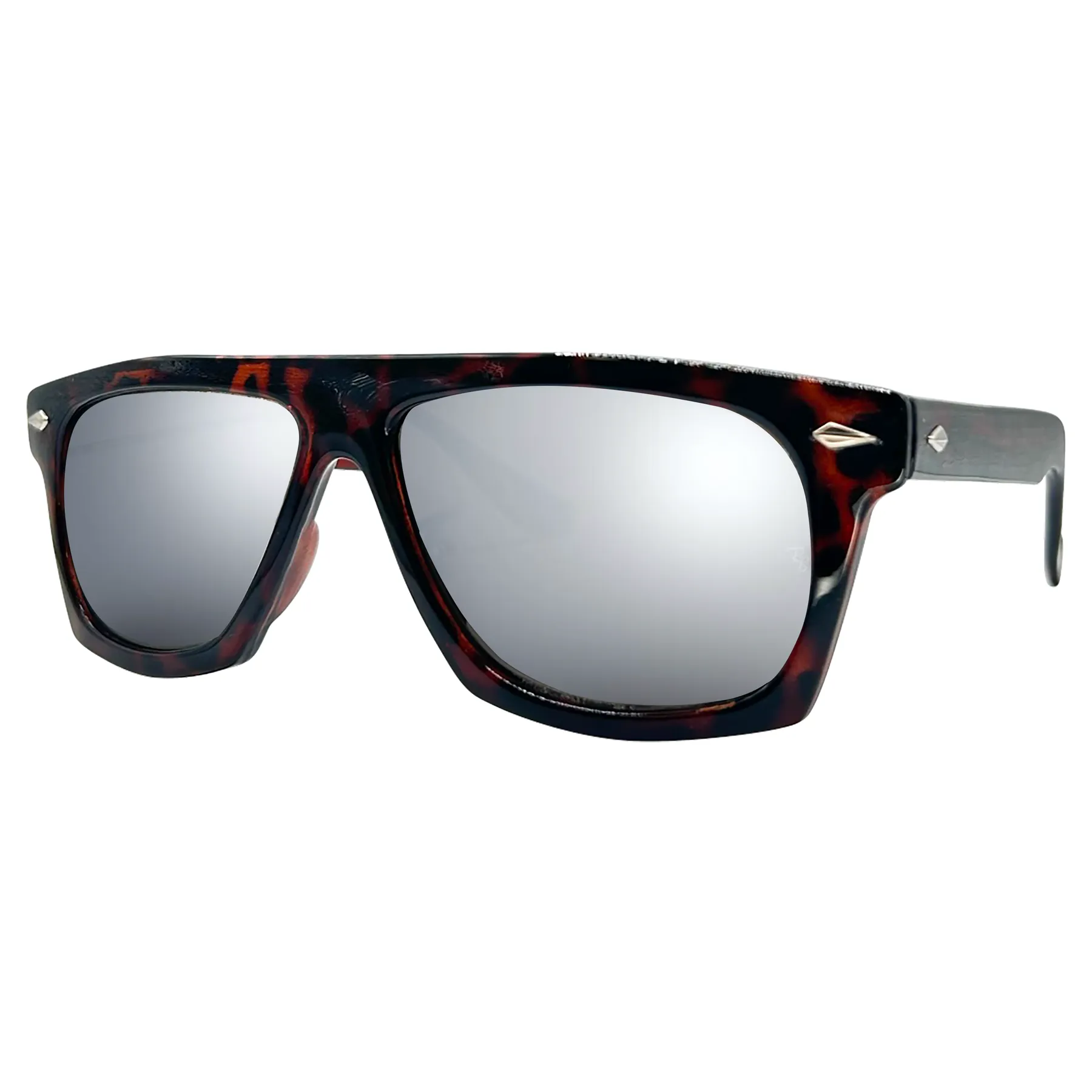 LONGWAY Tortoise/Mirror Indie Classic Sunglasses sold by Giant Vintage product image thumbnail 2