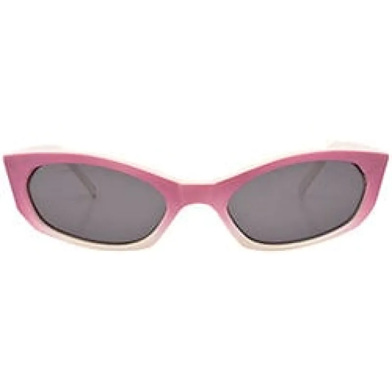 KEVIN Pink/White Cat-Eye Sunglasses sold by Giant Vintage