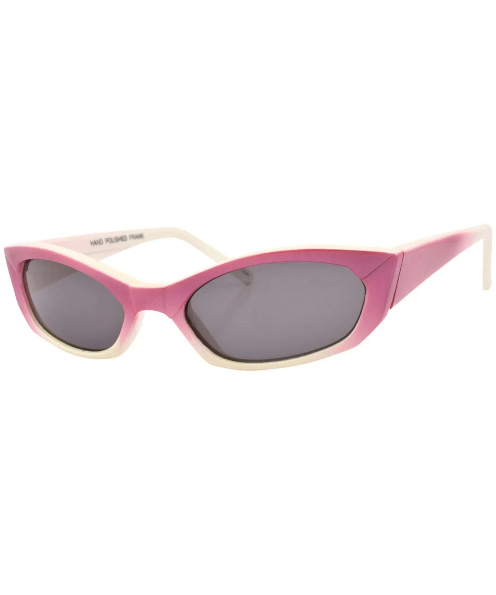 KEVIN Pink/White Cat-Eye Sunglasses sold by Giant Vintage product image thumbnail 2