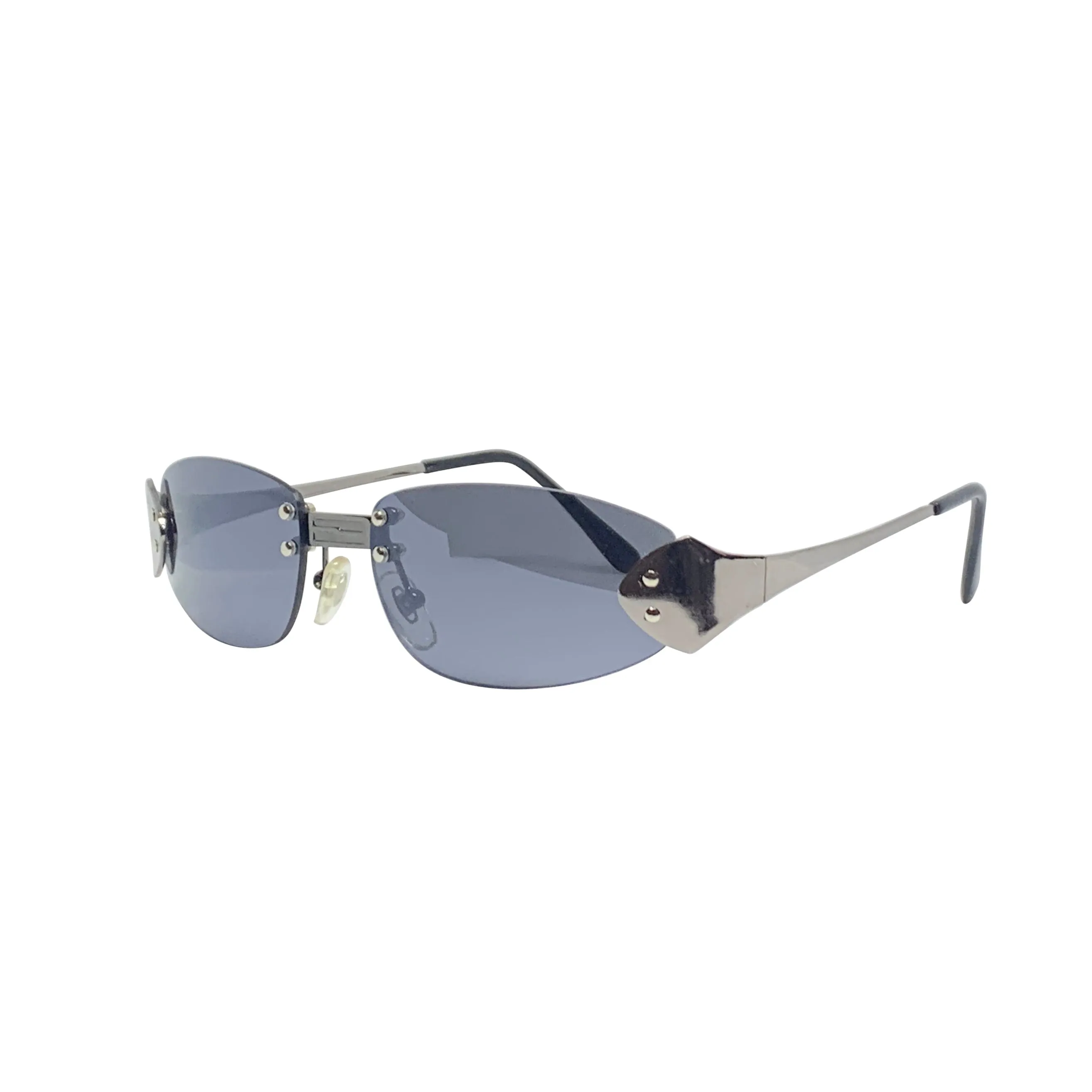 BERTHA Grey Rimless Sunnies sold by Giant Vintage product image thumbnail 2