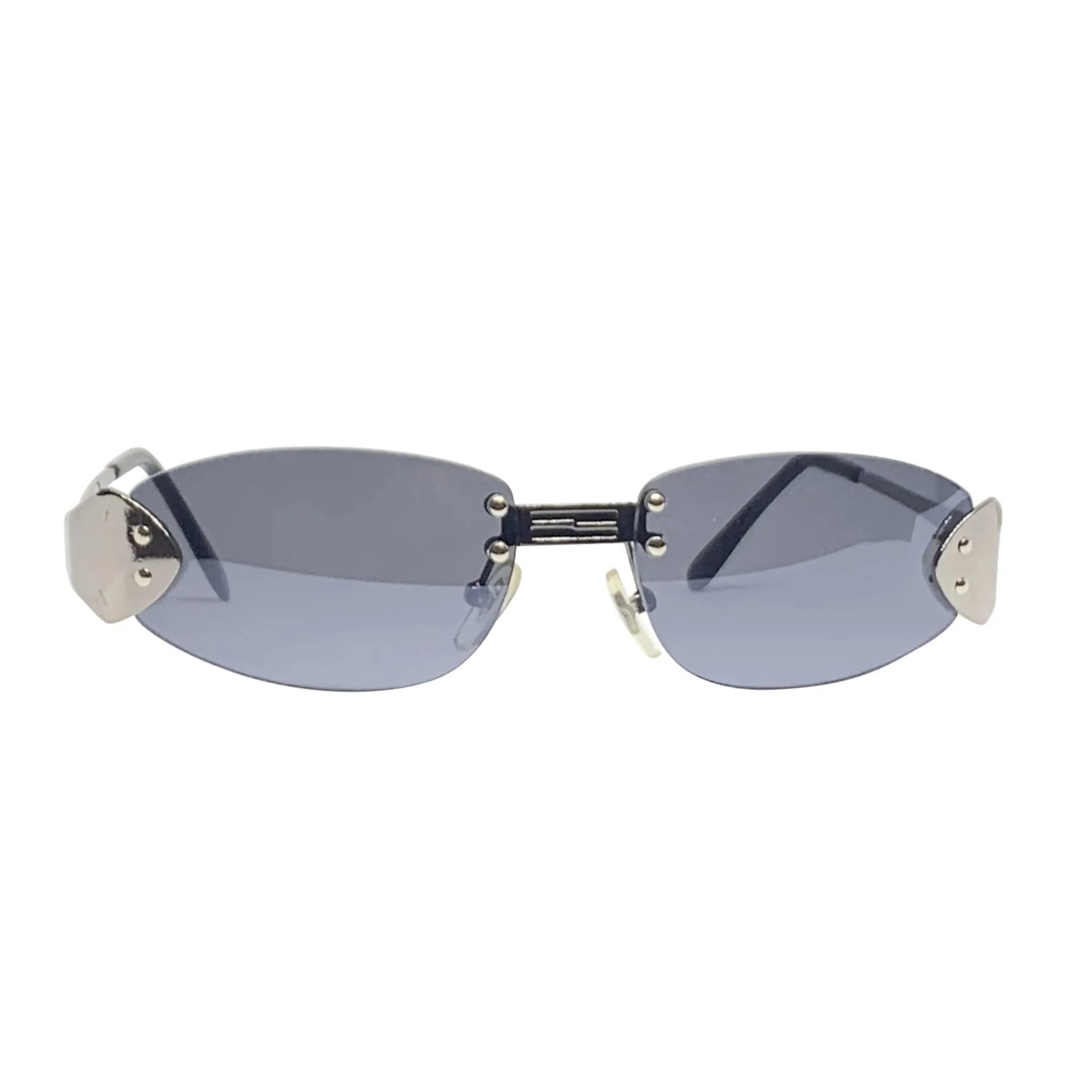 BERTHA Grey Rimless Sunnies sold by Giant Vintage product image thumbnail 3