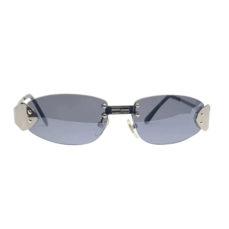 BERTHA Grey Rimless Sunnies sold by Giant Vintage