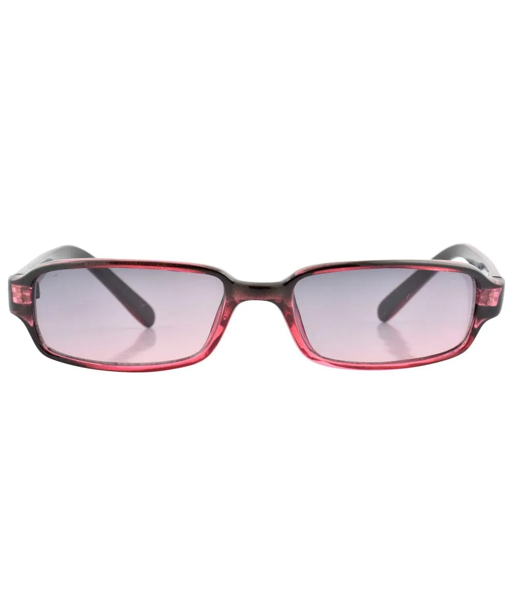 TUBEZ Midnight Pink Teeny Micro-Square Sunglasses sold by Giant Vintage product image thumbnail 3