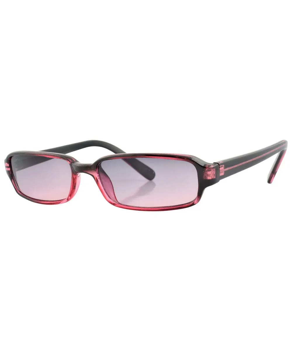 TUBEZ Midnight Pink Teeny Micro-Square Sunglasses sold by Giant Vintage product image thumbnail 2