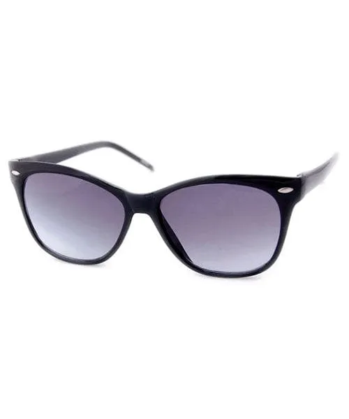 AVALON Black Cat-Eye Sunglasses sold by Giant Vintage product image thumbnail 2