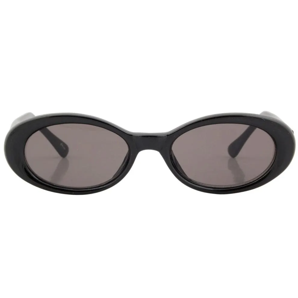INSIGHT Black Oval Sunglasses sold by Giant Vintage