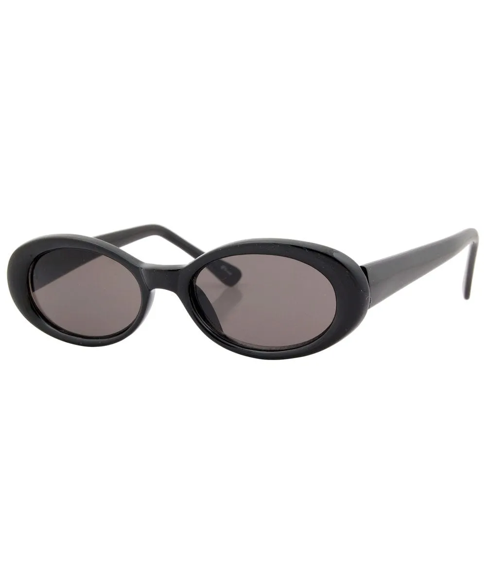 INSIGHT Black Oval Sunglasses sold by Giant Vintage product image thumbnail 2