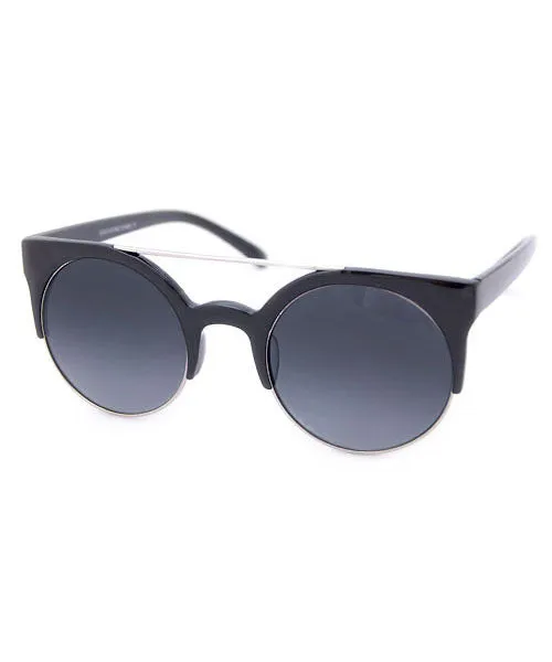 SWEETIE Black Cat-Eye Sunglasses sold by Giant Vintage