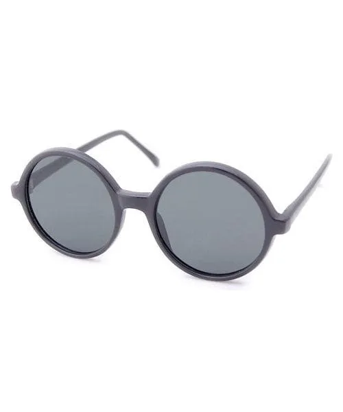 MORRISON Black Round Sunglasses sold by Giant Vintage product image thumbnail 2