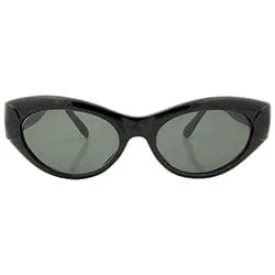 FORTUNE Black Cat-Eye Sunglasses sold by Giant Vintage