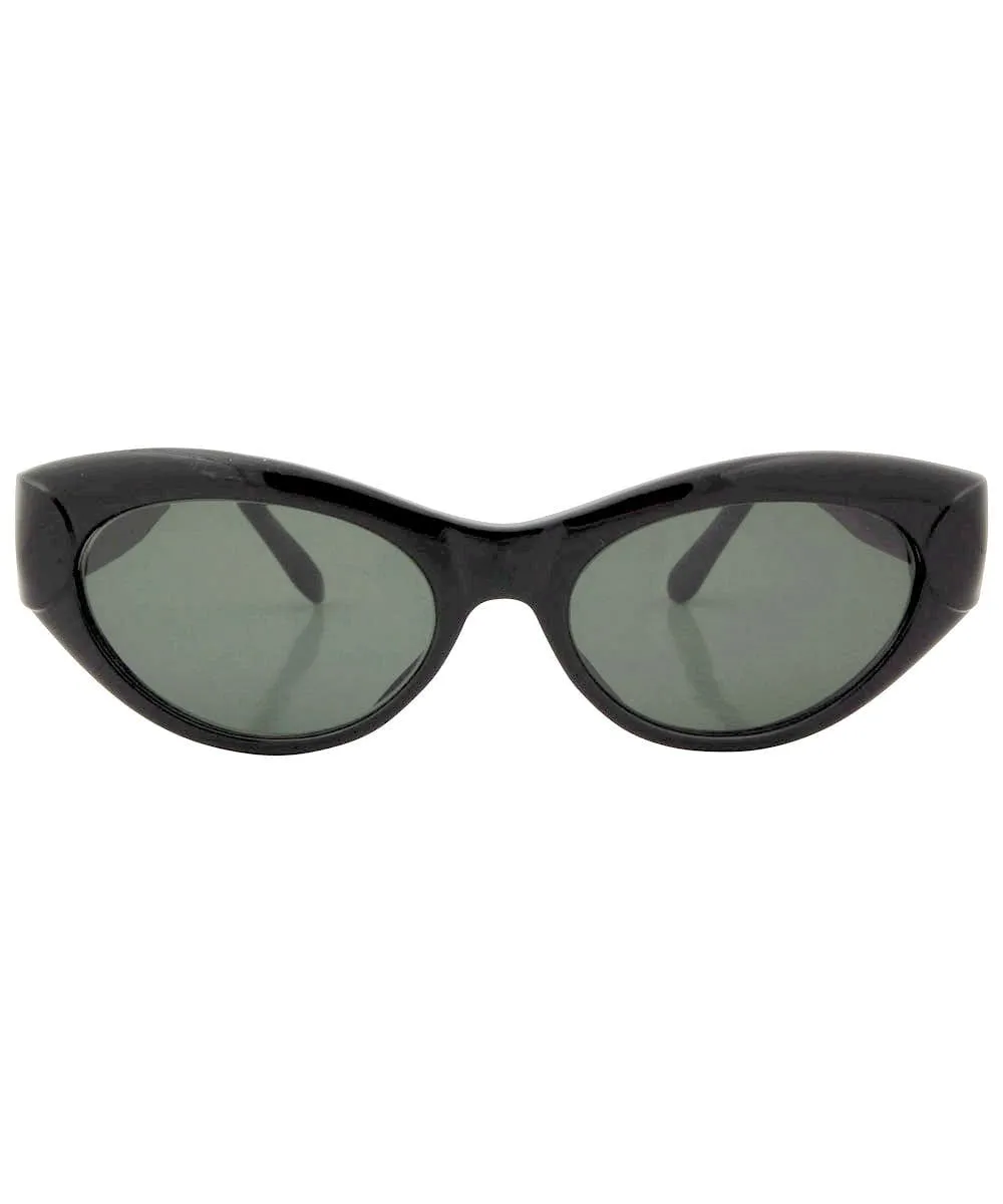 FORTUNE Black Cat-Eye Sunglasses sold by Giant Vintage product image thumbnail 3