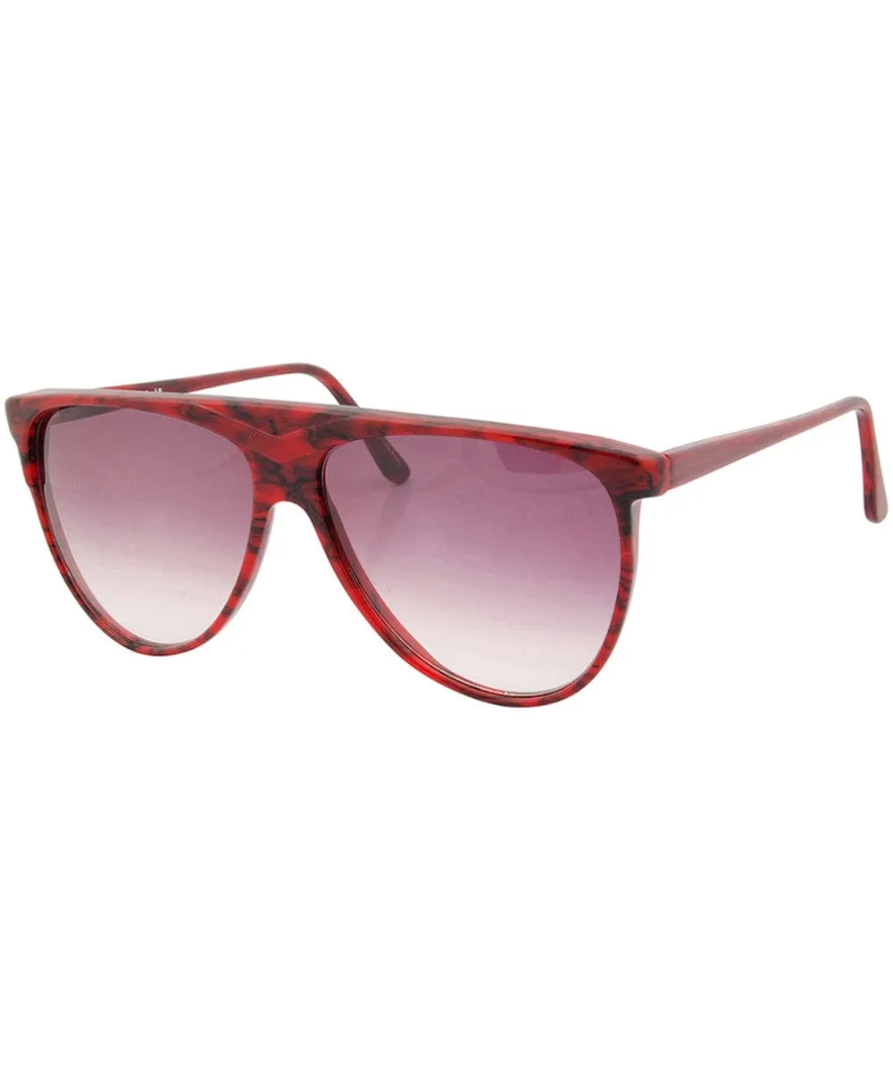 QUEENS Red 90s Sunglasses sold by Giant Vintage product image thumbnail 2