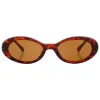 INSIGHT Tortoise Oval Sunglasses sold by Giant Vintage