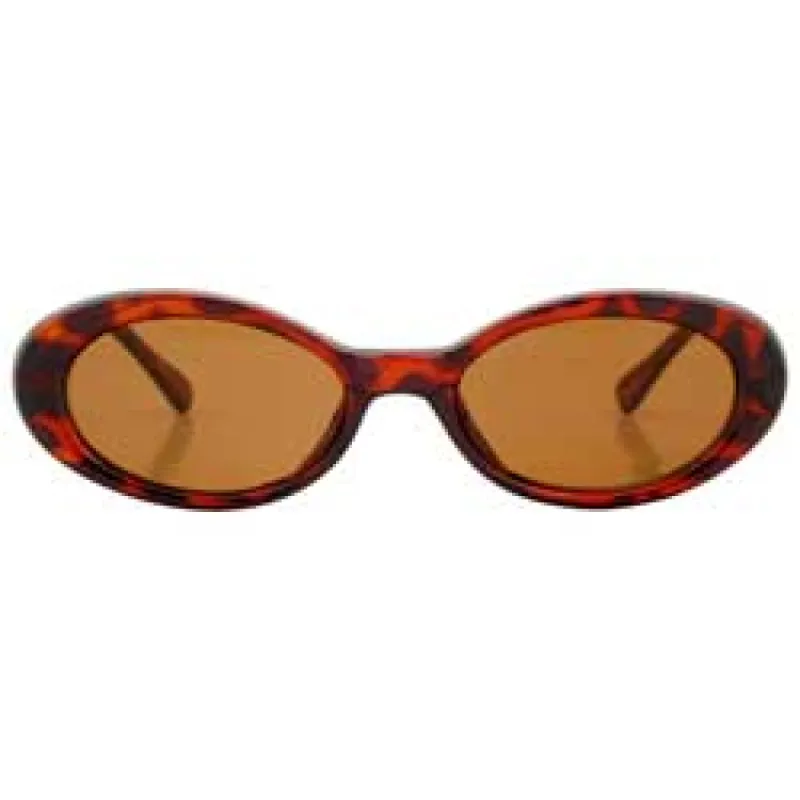 INSIGHT Tortoise Oval Sunglasses sold by Giant Vintage