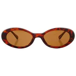 INSIGHT Tortoise Oval Sunglasses sold by Giant Vintage