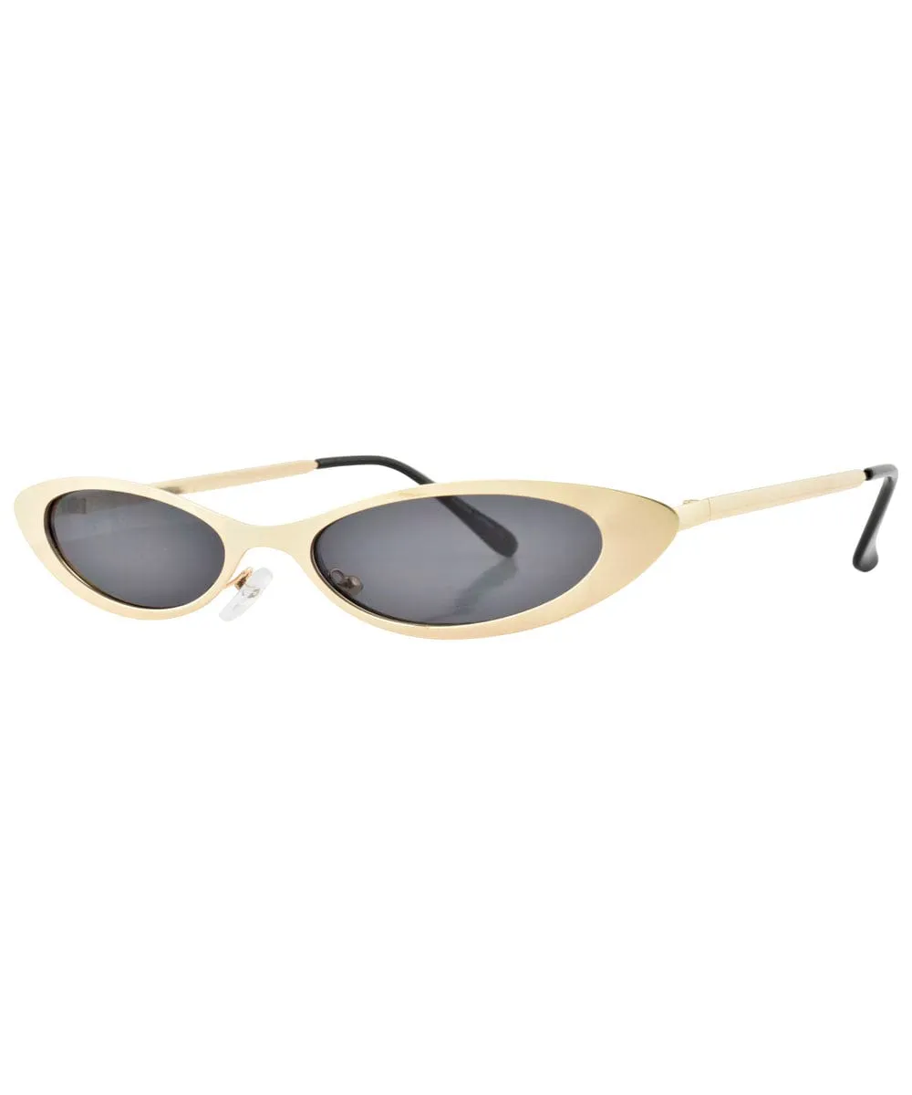 CHARLESTON Gold/SD Cat-Eye Sunglasses sold by Giant Vintage product image thumbnail 2