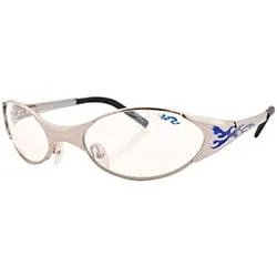 MYTHIC Silver/Clear Oval Sunglasses sold by Giant Vintage