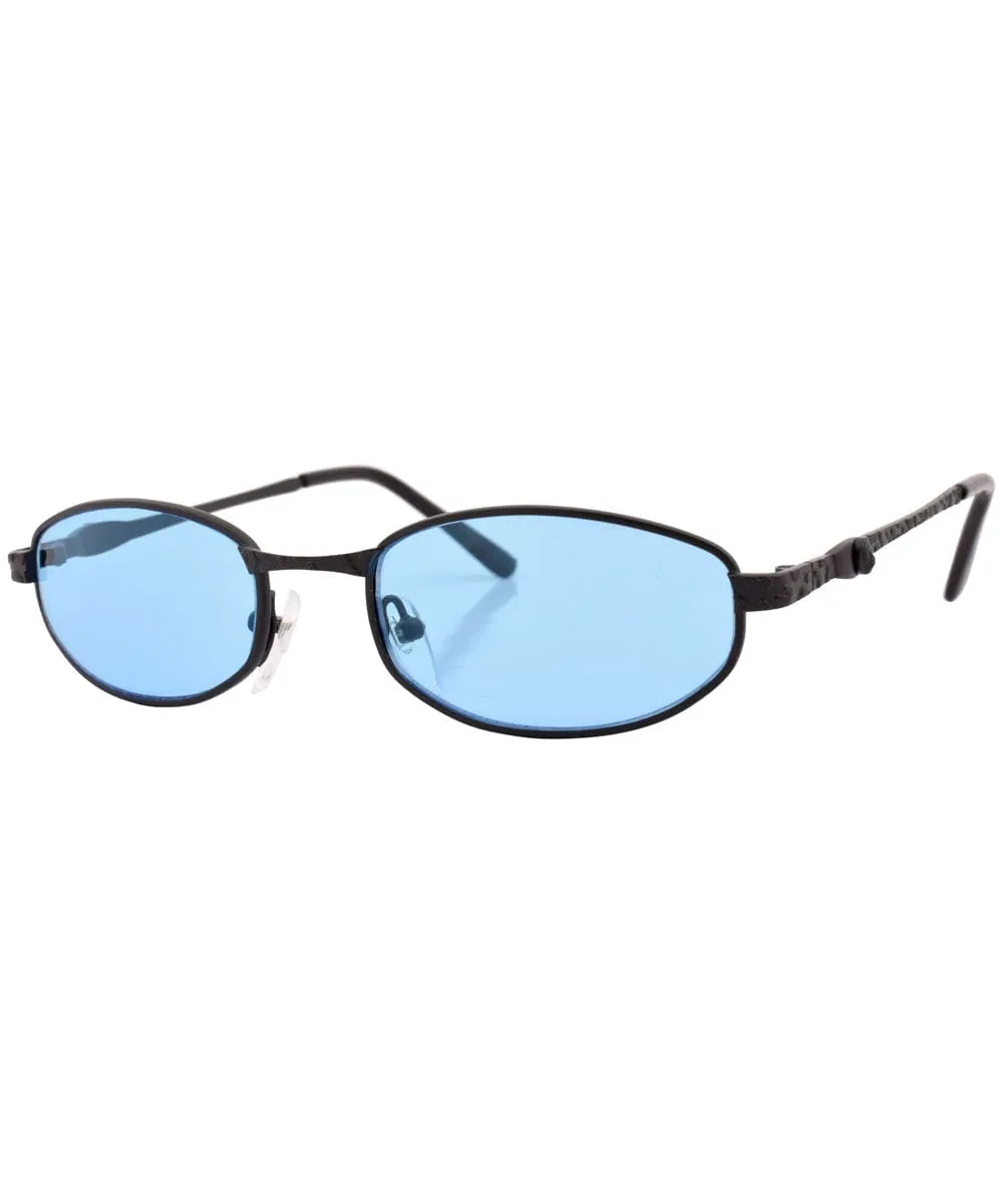 CHIHUAHUA Blue/Black Square Sunglasses sold by Giant Vintage product image thumbnail 2